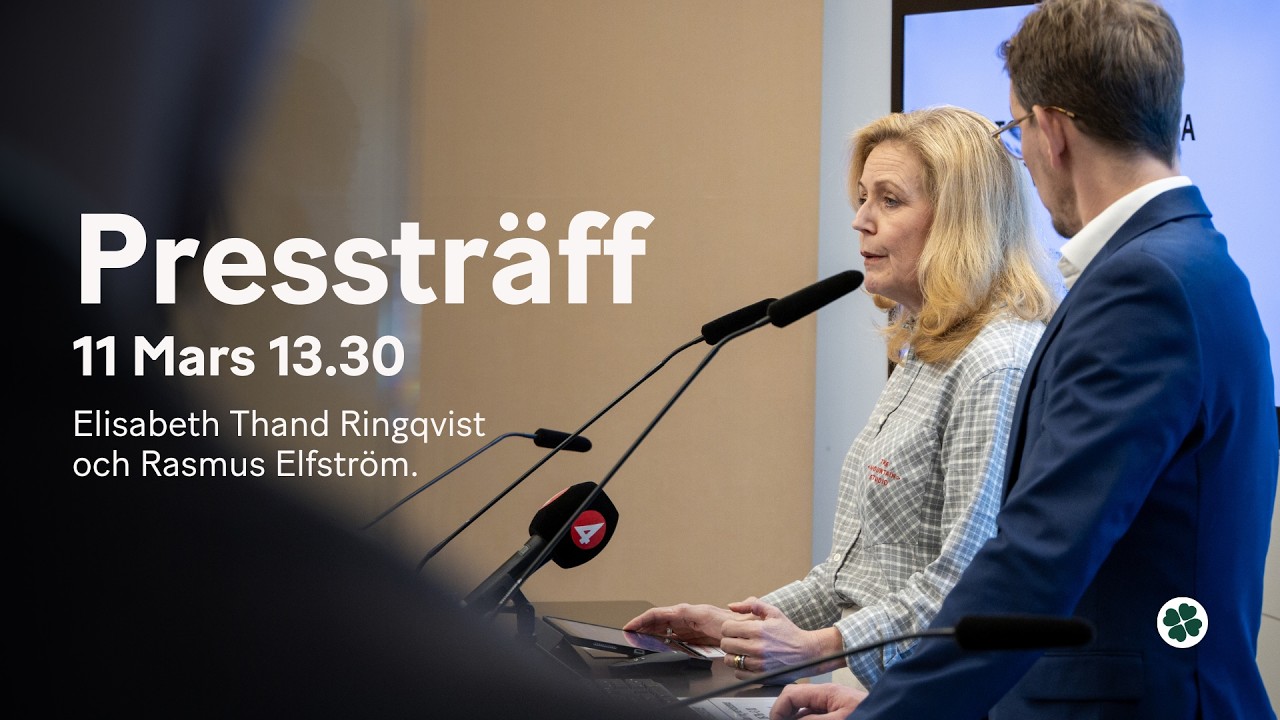 Pressträff: Studentmedarbetare 13.30, 11 Mars 2026