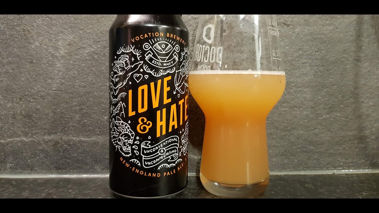 Vocation Love & Hate New England Pale Ale By Vocation Brewery | British Craft Beer Review