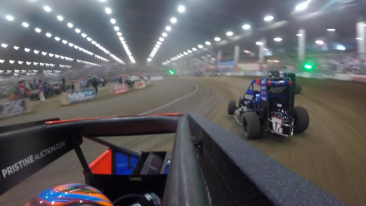 ONBOARD | Chris Windom Lucas Oil Chili Bowl Midget Nationals January 16th, 2021