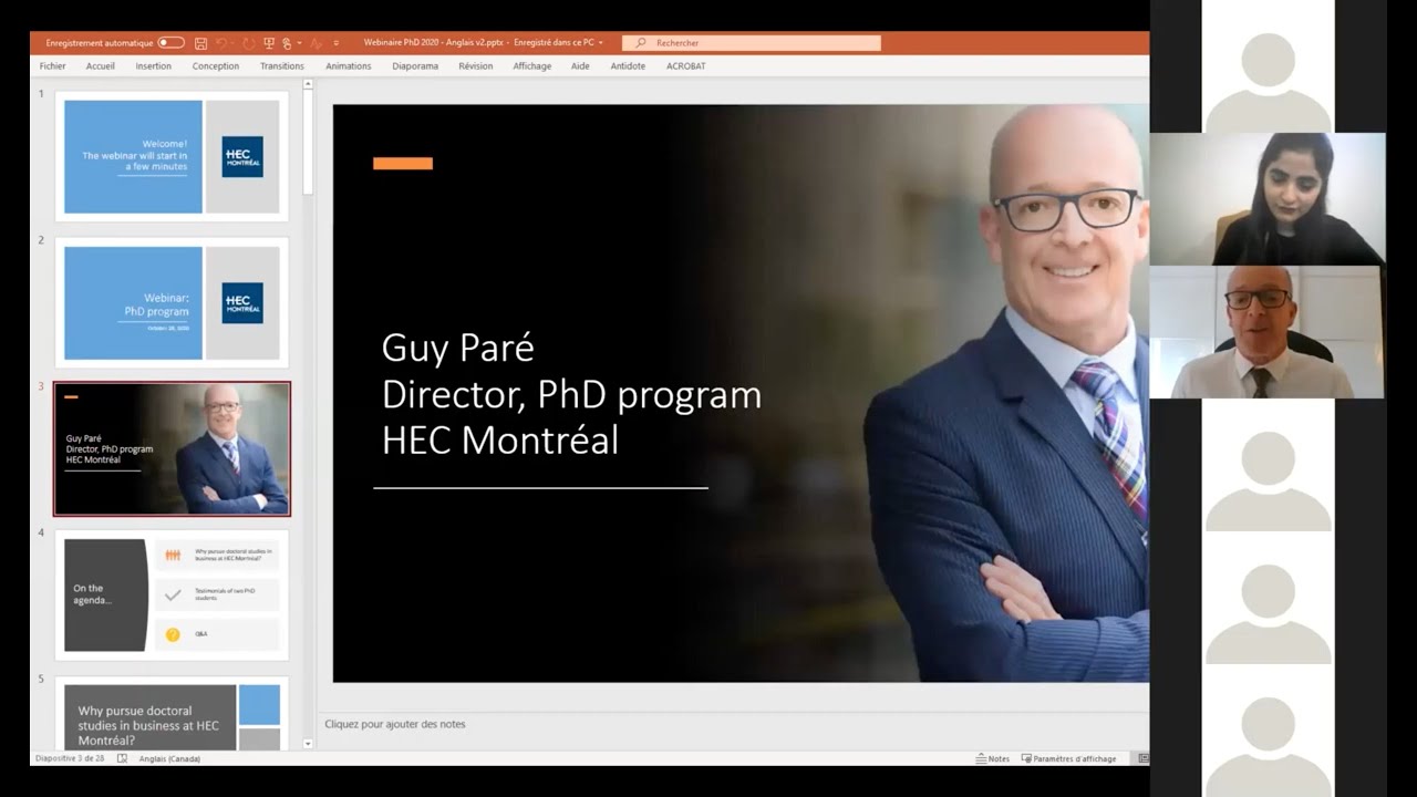 Discover HEC Montréal's PhD program!