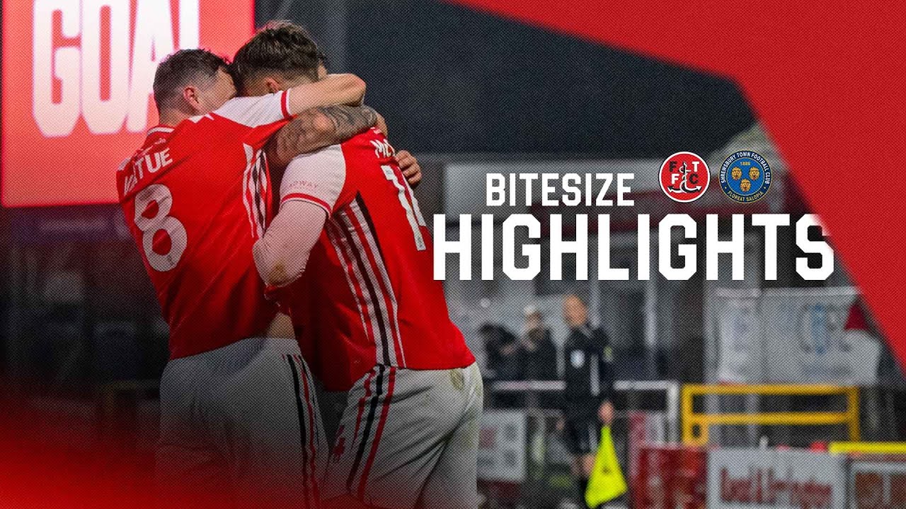 Match Highlights: Town 3-1 Shrewsbury Town