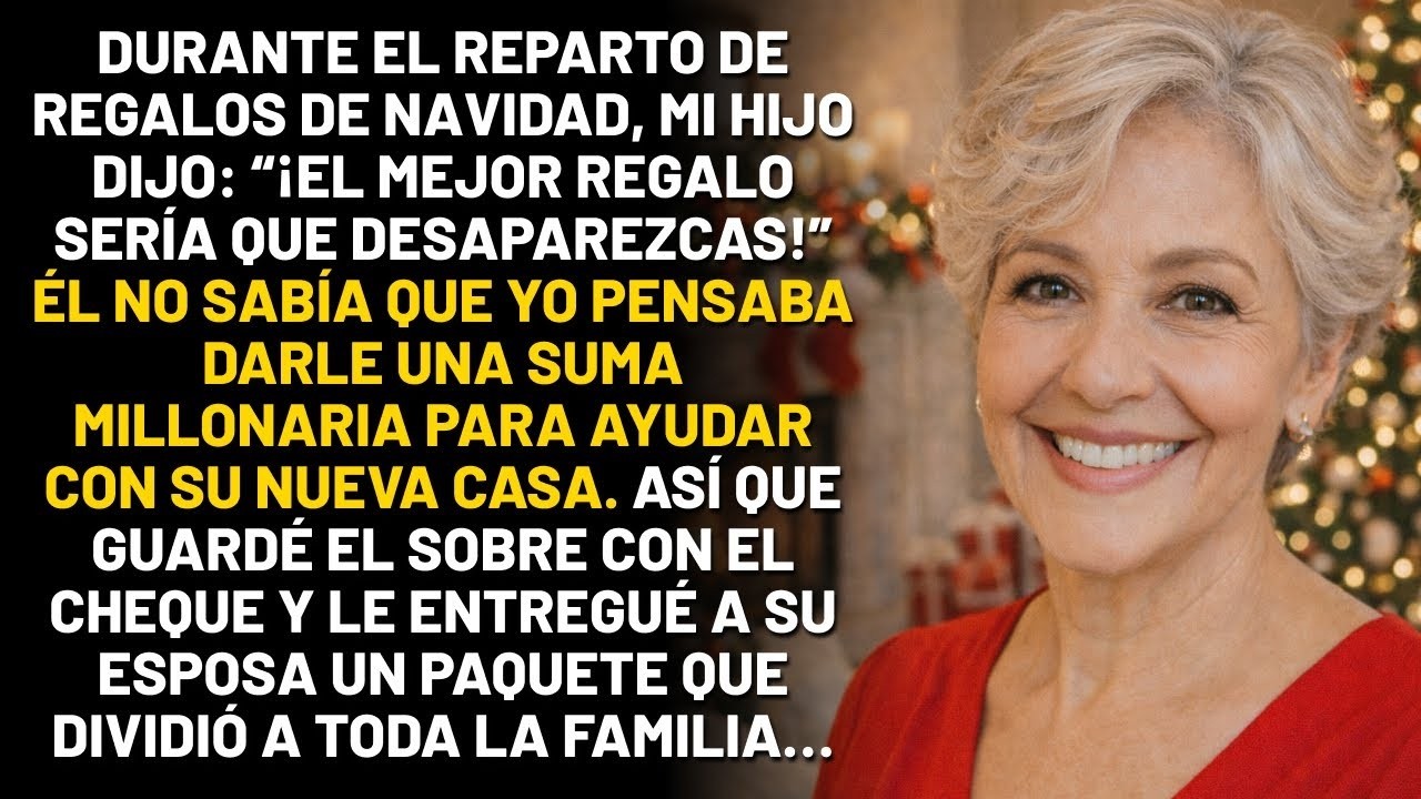 “¡Esta Navidad solo quiero que te alejes!”, dijo mi hijo. Entonces le di lo que pidió… pero a mi