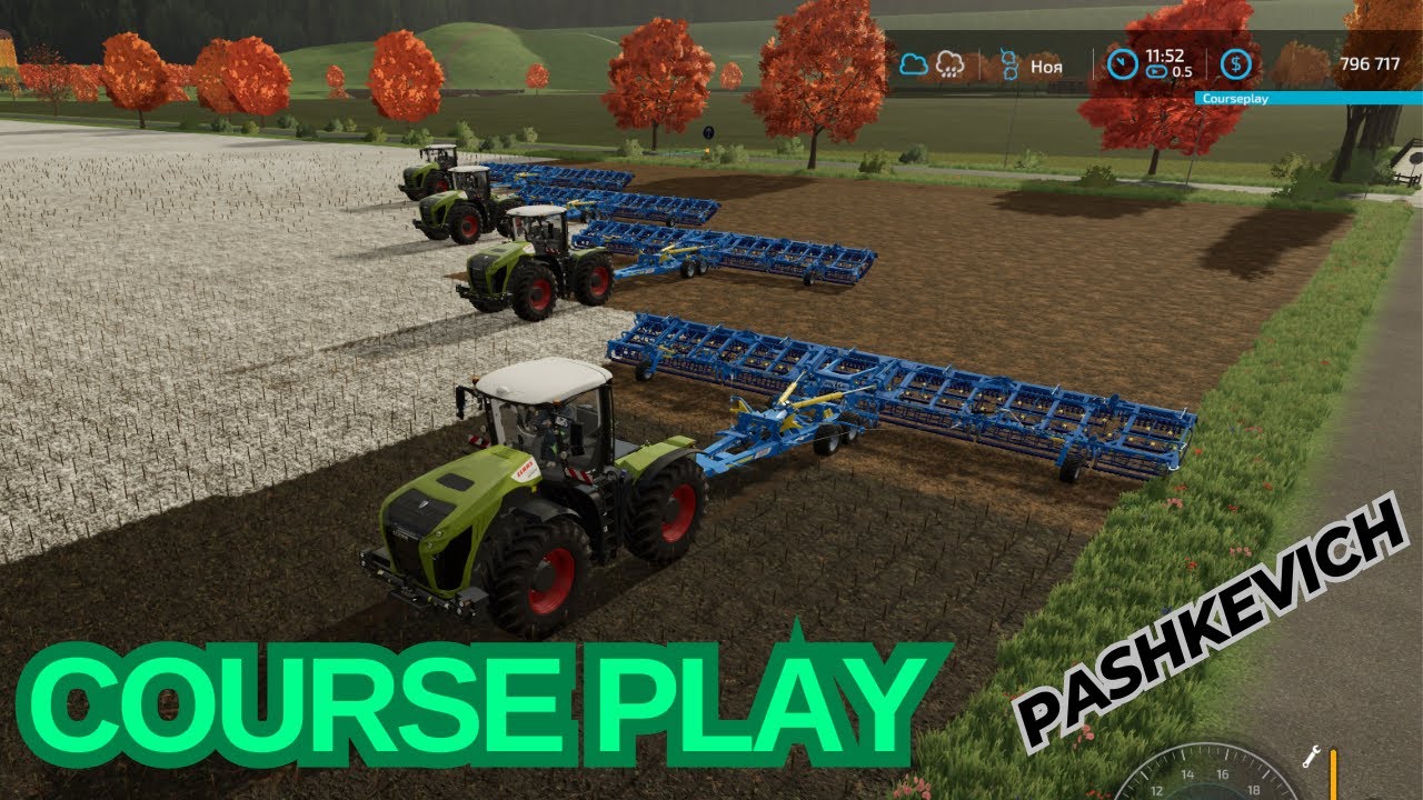 COURSE PLAY НА БОЛЬШОМ ПОЛЕ!!! FARMING SIMULATOR 22!!!