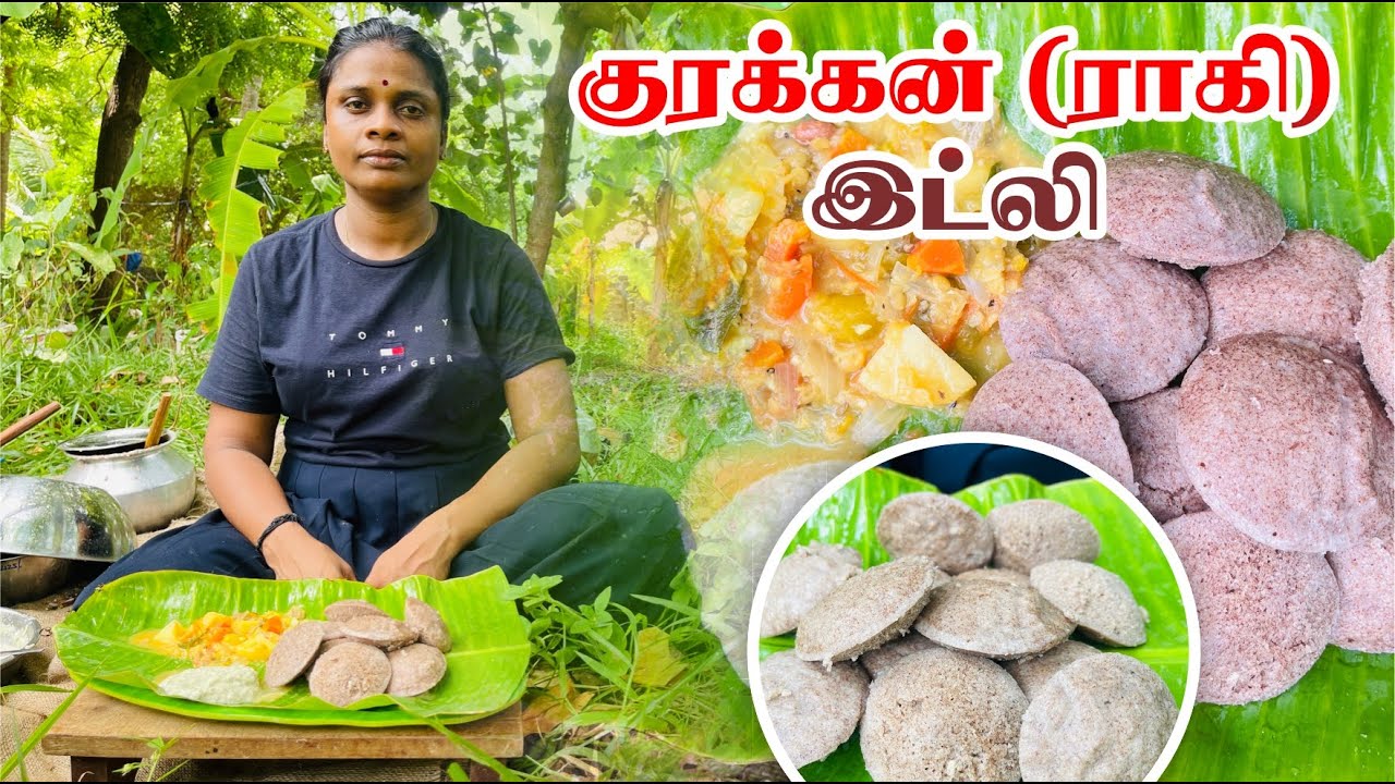 சுலபமான முறையில் செய்யலாம் | ஆரோக்கியமான சுவையான குரக்கன் மா இட்லி #ragi #idly #kurakkan ராகி இட்லி
