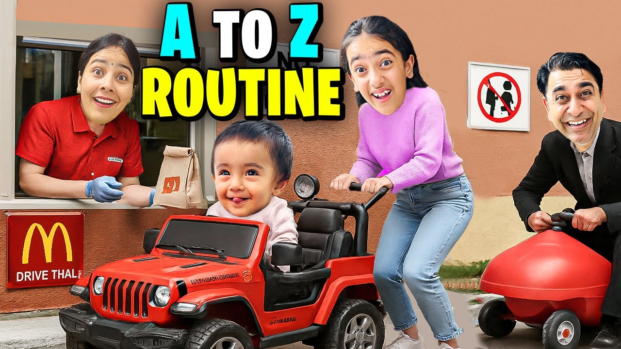 A to Z ROUTINE Challenge | DAILY ROUTINE in ALPHABETICAL ORDER!! @SamayraNarulaOfficial