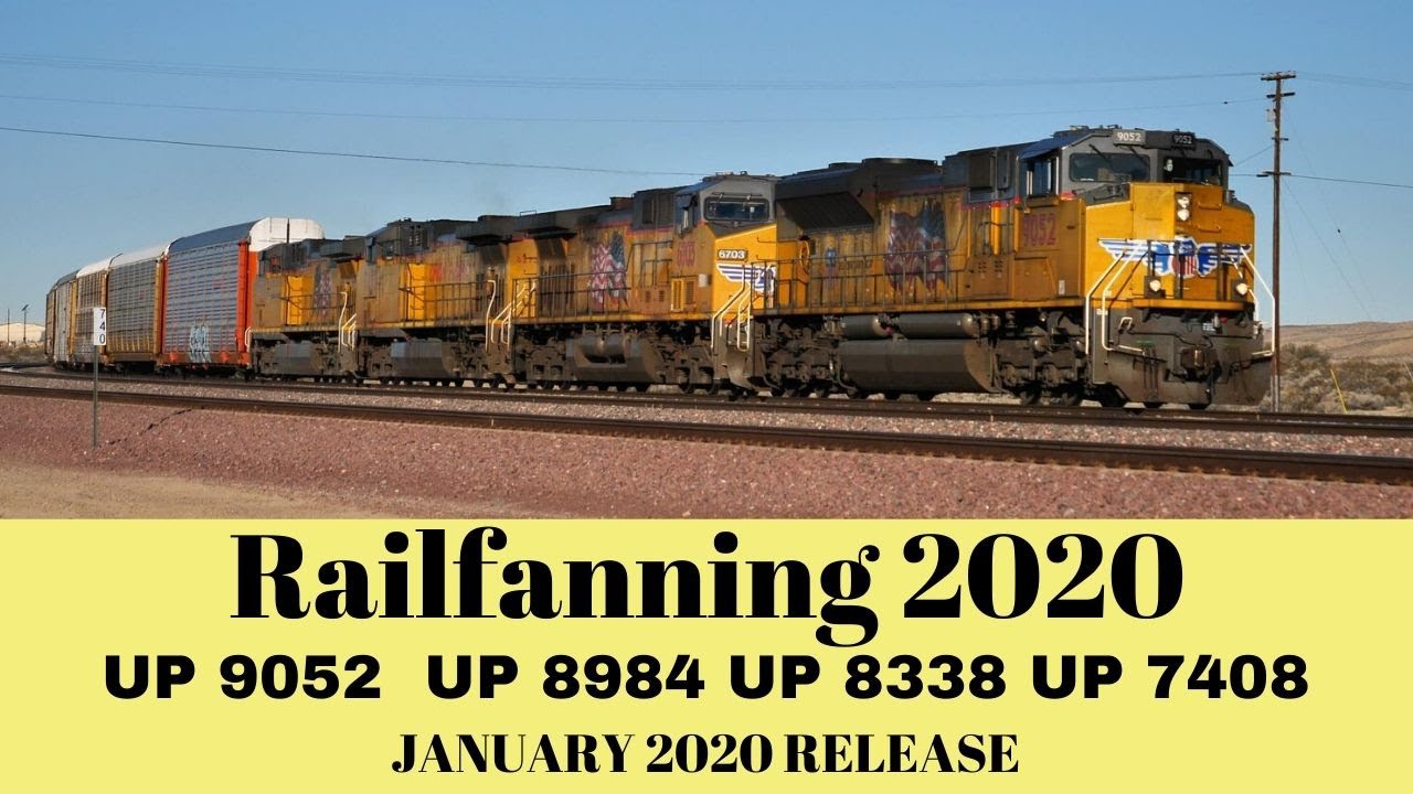 Railfanning 2020 Union Pacific Manifest & Auto Rack Trains