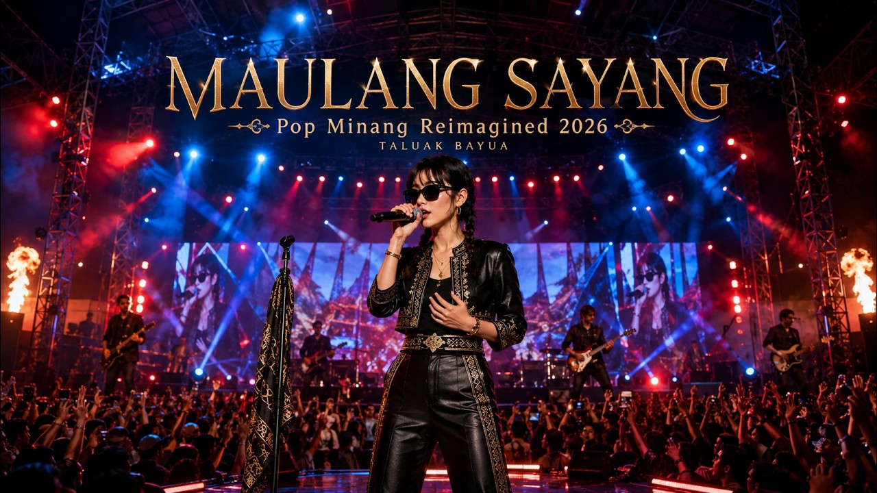 Maulang Sayang | Live Concert AI dengan Suara Merdu & Cahaya Panggung Taluak Bayua
