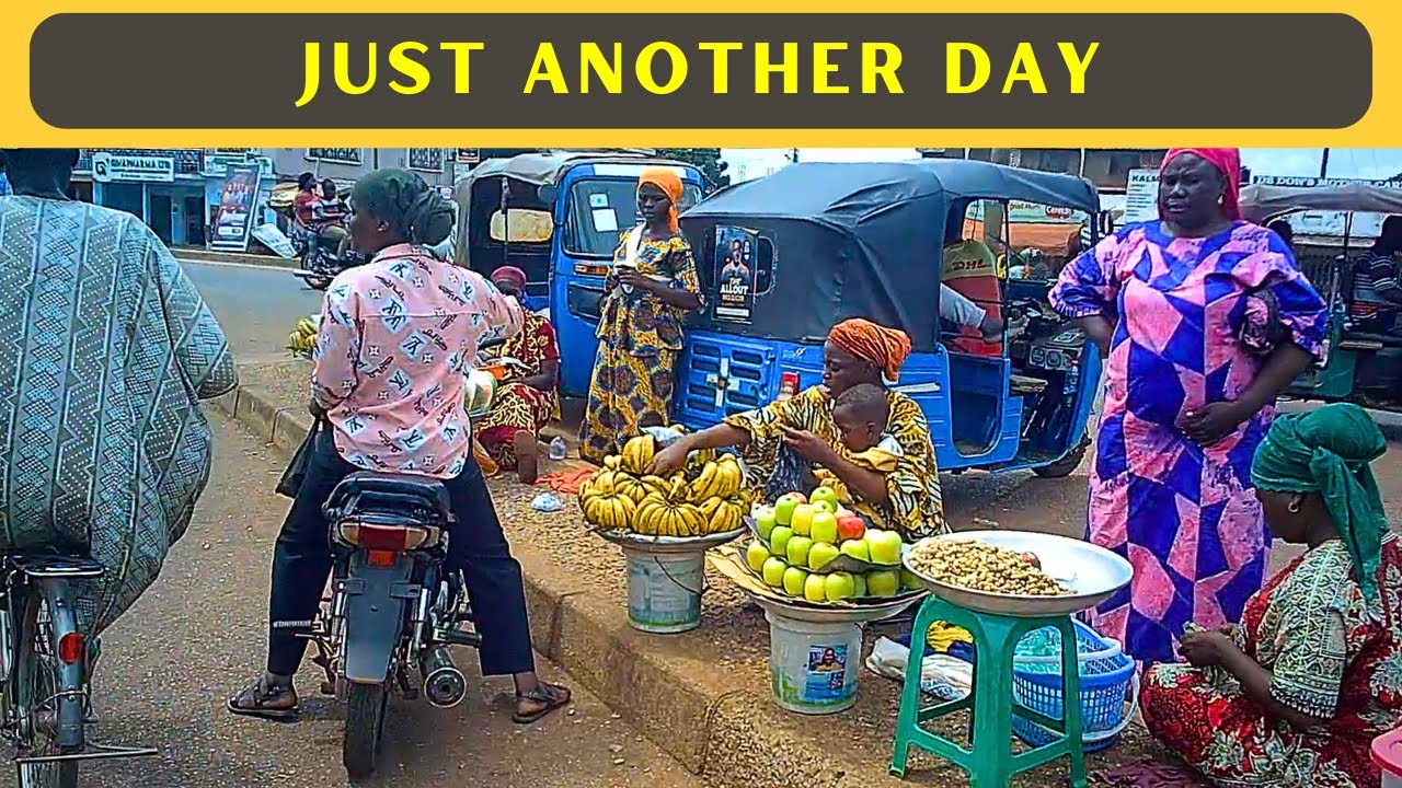 CLOUDY Day WALKING Tour (Look Around) from 2nd Target Junction to TTH in Tamale, Ghana