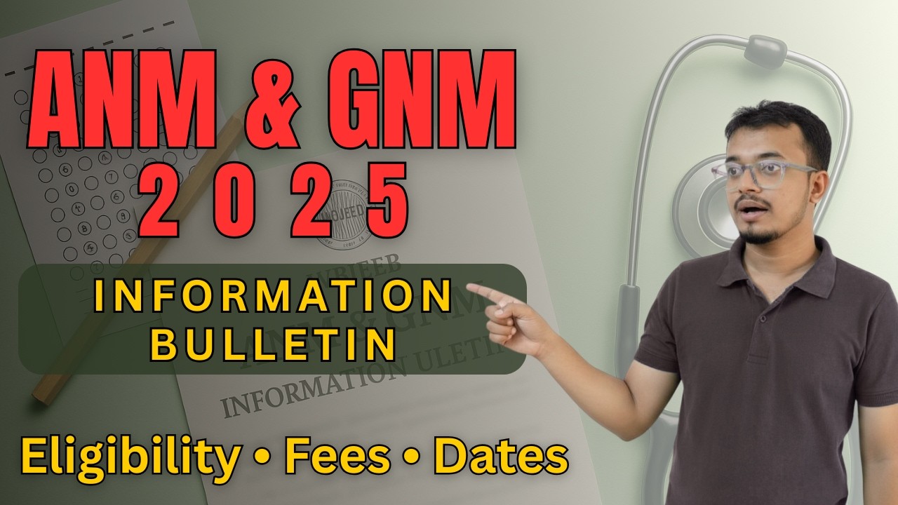 WBJEEB ANM & GNM 2025 | Full Information Bulletin