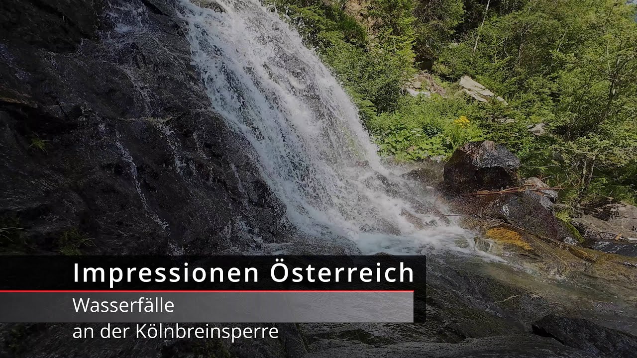 ++ Wasserfälle an der Kölnbreinsperre. Österreich 2024 ++