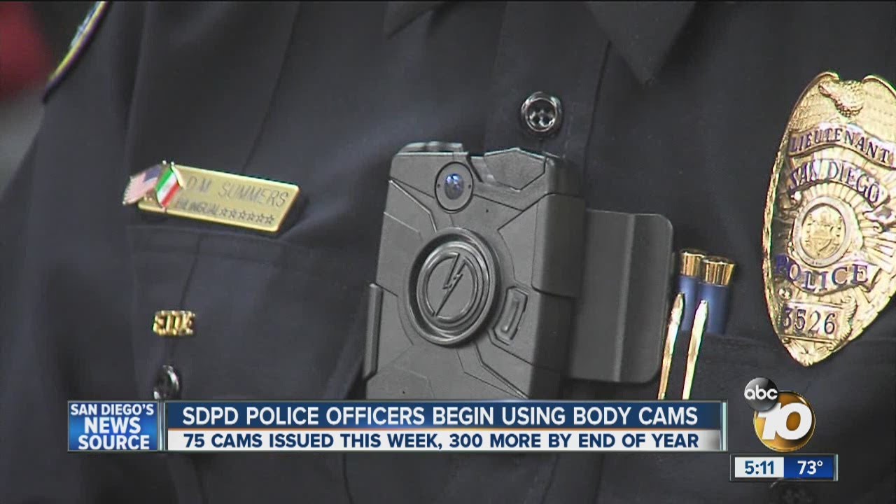 San Diego police officers begin using body cameras