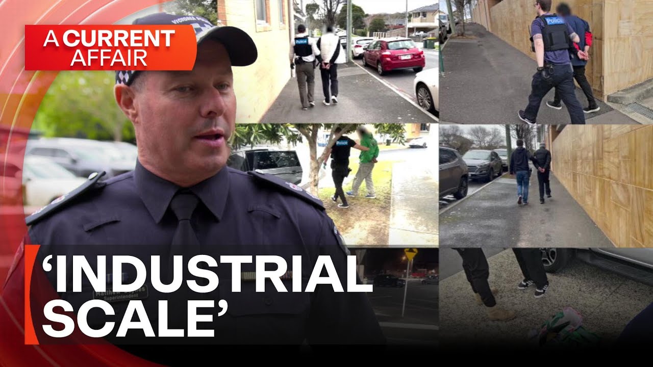 Police strike back against 'industrial scale' retail theft | A Current Affair