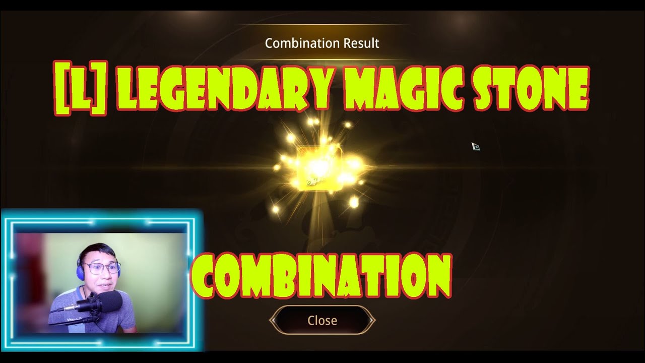 Legendary Magic Stone Combination MIR4 | Successful Combination | Epic Reaction | Mas swerte ang ALT