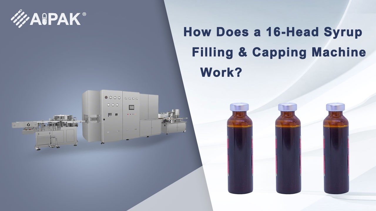 How Does a 16-Head Syrup Filling & Capping Machine Work?