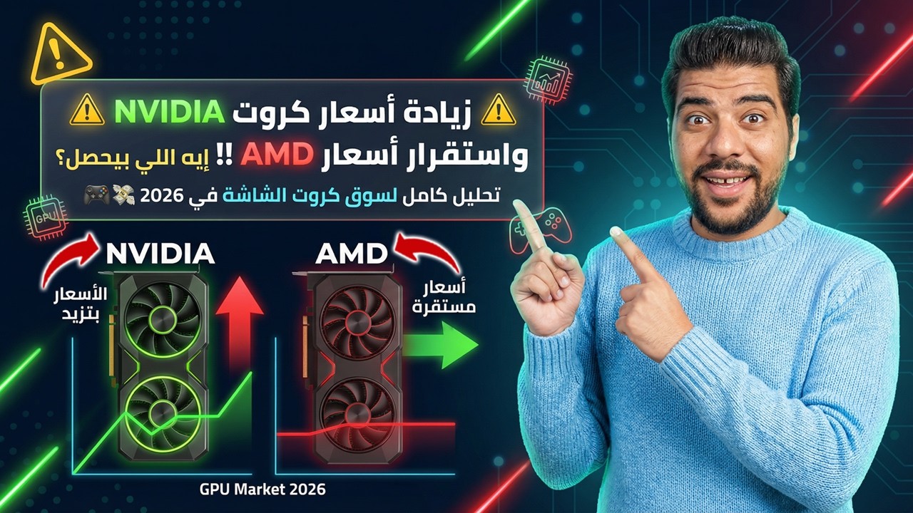 ⚠️ زيادة أسعار كروت NVIDIA واستقرار أسعار AMD !! إيه اللي بيحصل في سوق كروت الشاشة؟