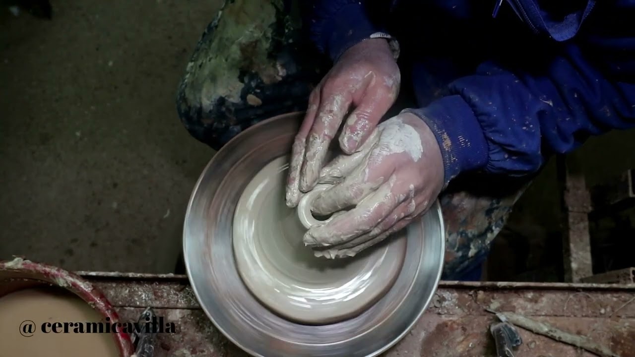 COMO HACER UN BOTIJO CIRCULAR cerámica tradicional #tutorial #ceramica