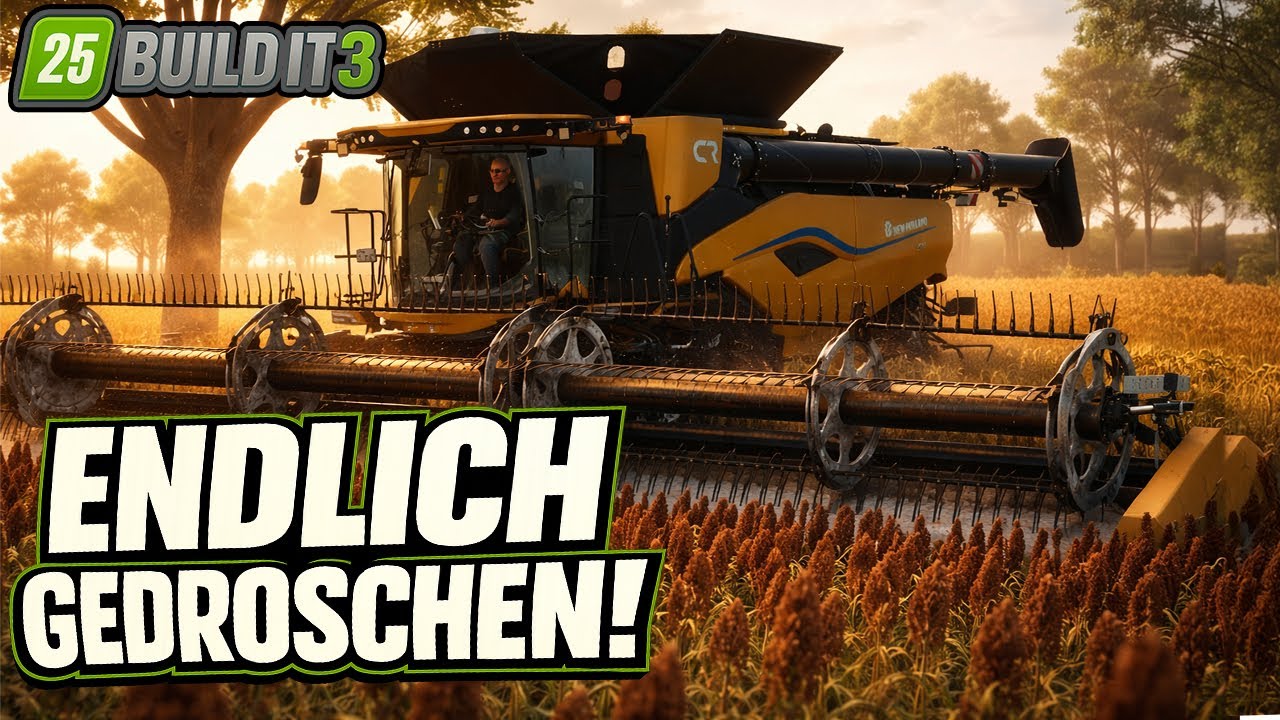 Endlich dreschen! Einsatz mit dem CR7 | LS25 Build It 3 #67