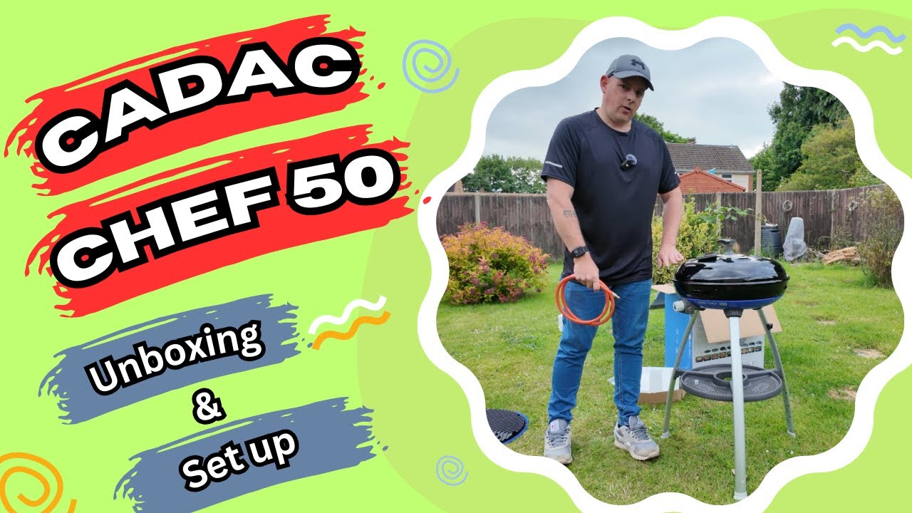 Unboxing our new Cadac Chef 50 BBQ for the caravan