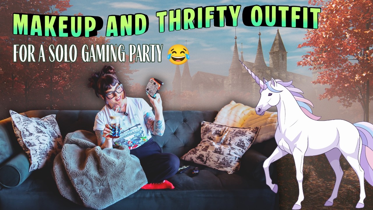 Cozy Gamer Week: Thrifting for Game Tees & DIY Nails