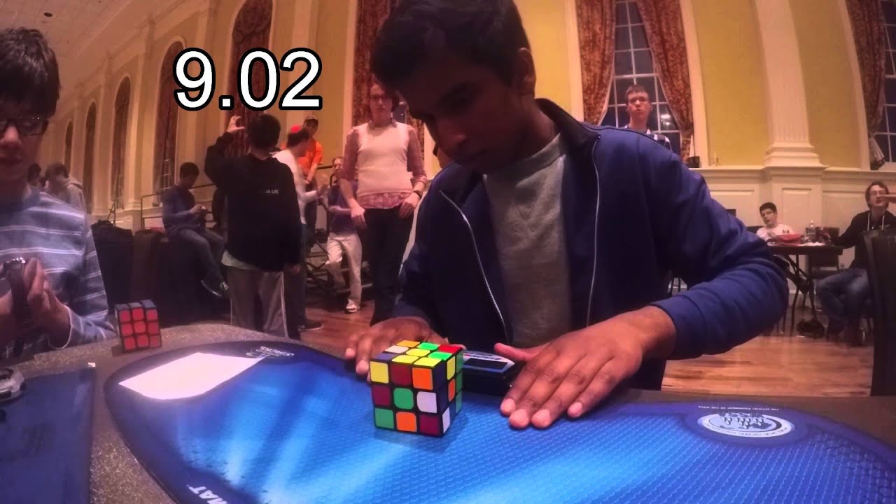 11.26 One Handed Rubik's Cube US National Record Average (Pavan Ravindra)