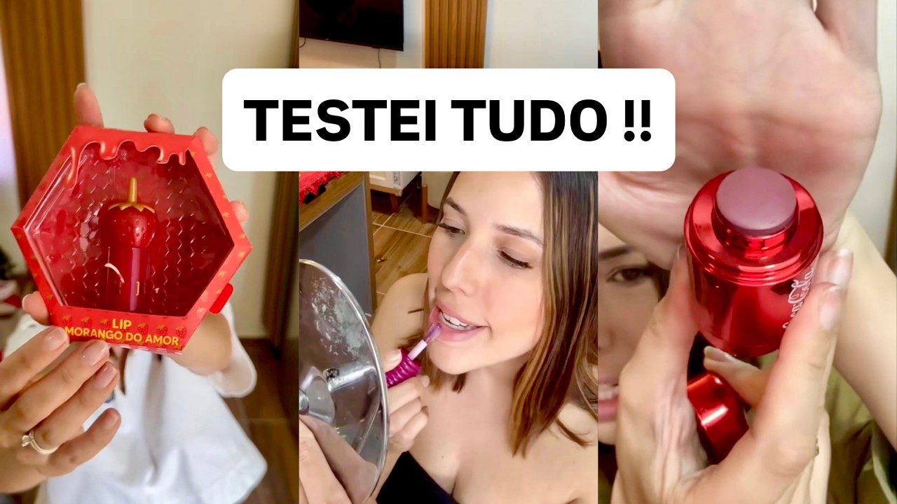 TESTANDO GLOSS, BODY SPLASH, ETC - COMPILADO #01 por LET OLIVEIRA.
