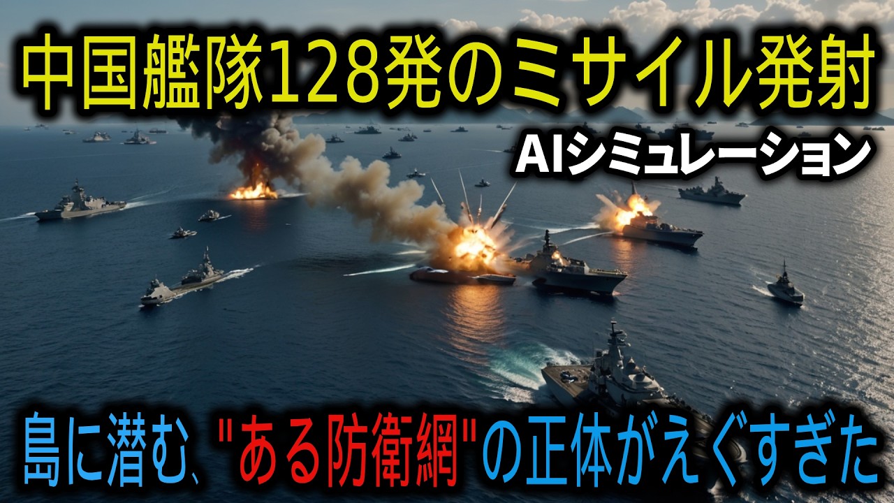 【衝撃】中国艦隊「なぜ128発のミサイルでも壊せなかったのか？」島に潜む
