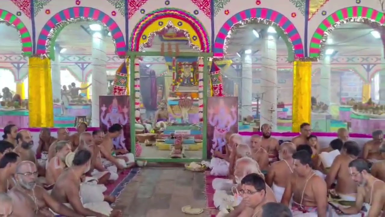 சிதம்பரம் தில்லை கோவிந்தராஜர் பெருமாள் கோயில் மகா சம்ப்ரோஷணம் யாகசாலை பூஜைகள் (01.11.2025)