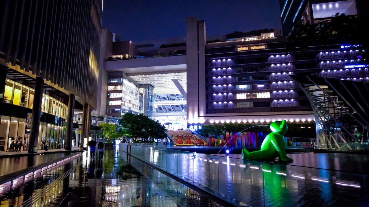 🇯🇵 Japan Walking Tour - Osaka Heavy Rain Night Walk | 4K HDR