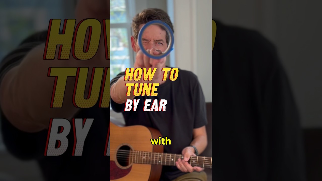 How to tune by ear&hellip; #guitar #guitartip #shorts