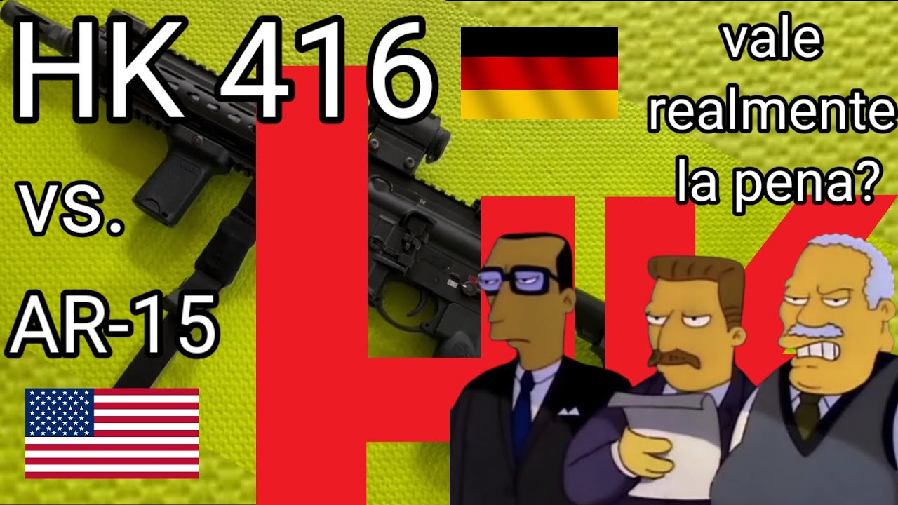 El HK 416 - exterior y comparación AR-15