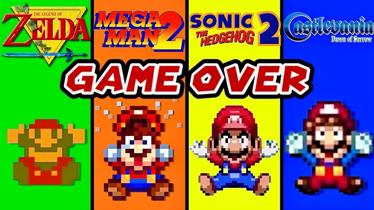 Evolution of Mario Death Animations & Game Overs in ROM Hacks