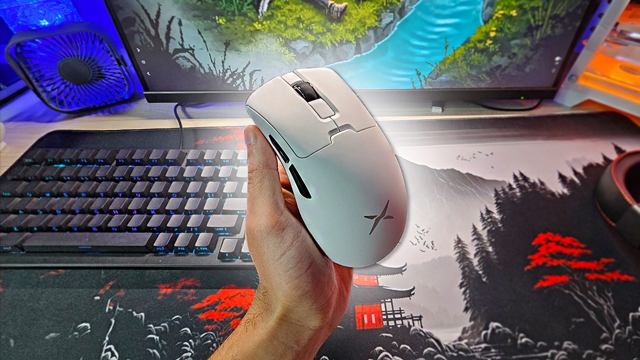 Inacreditável o que esse mouse entrega por R$168 (Melhor Custo Benefício) - Delux M900 Ultra-light