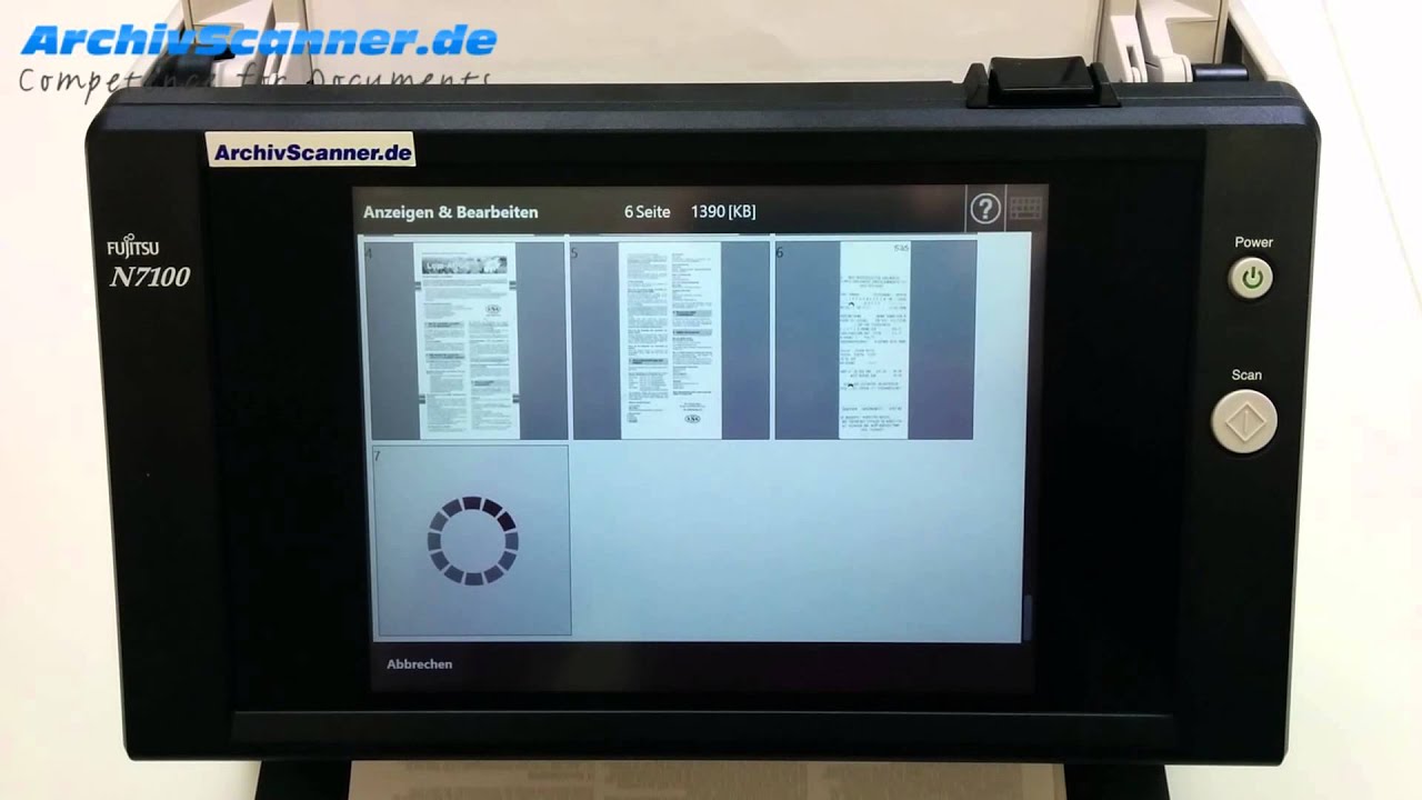 Fujitsu N7100 Netzwerkscanner im Praxistest