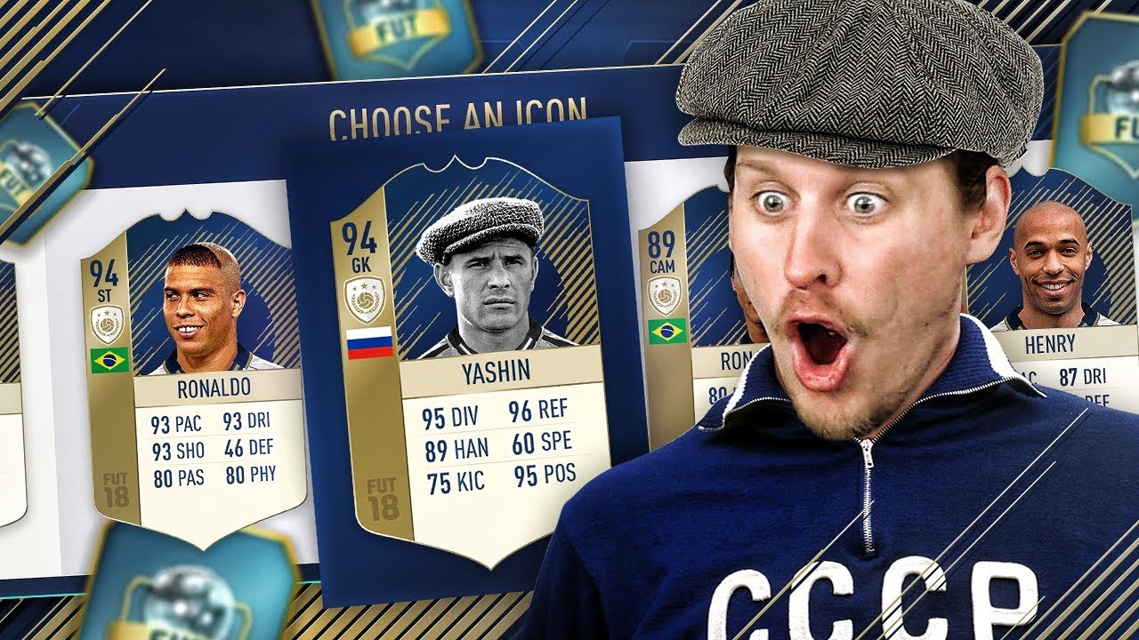 FINALLY AN ICON! MY FIRST ICON FUT DRAFT! FIFA 18 ULTIMATE TEAM