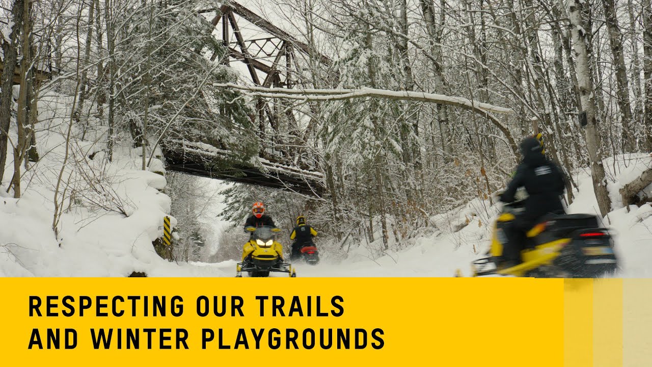 Ski-Doo - Respecting the Snowmobile Trails