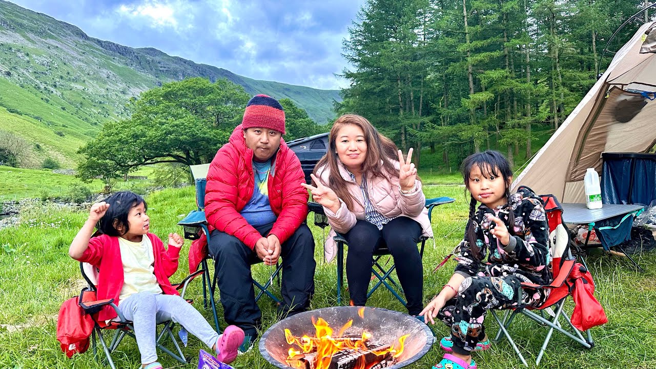 Camping at Stonethwaite campsite