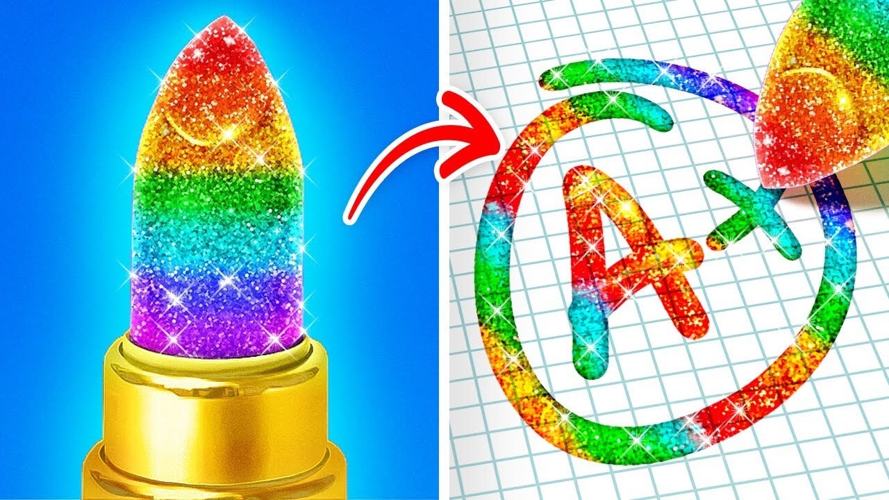 🌟 TRENDING RAINBOW DIYs 🌈 Viral DIY Crafts to Brighten Your Room & School Gear