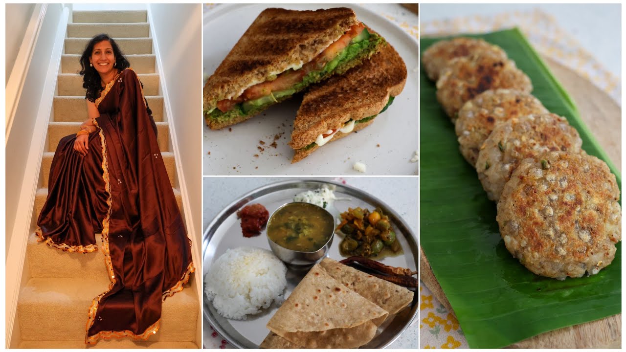 Сари на Дивали, приготовленное дома | Что я съела за день — Toastie Nibbles South Indian Thali