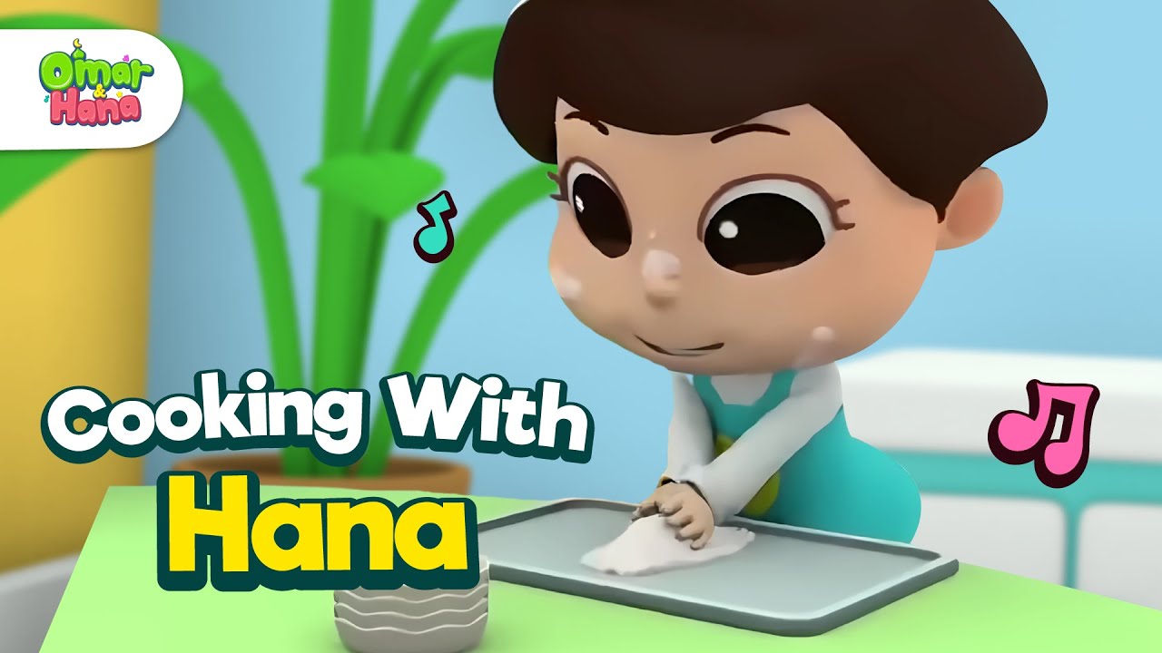 Cooking with Hana 🥪🌭🍕🍔 | Islamic Series & Songs For Kids