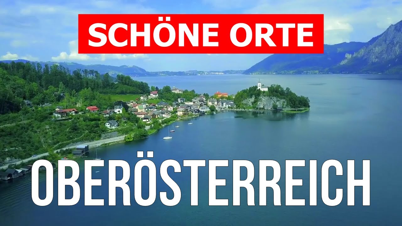 Reise nach Ober&ouml;sterreich | Tourismus, Urlaub, Natur, Landschaften, Touren, Orte | Drohne 4k Video