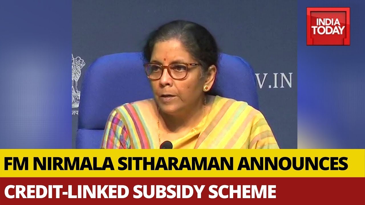 Credit-linked Subsidy Scheme For Income Group Of 6 to 18 Lakh Annual Income: Nirmala Sitharaman