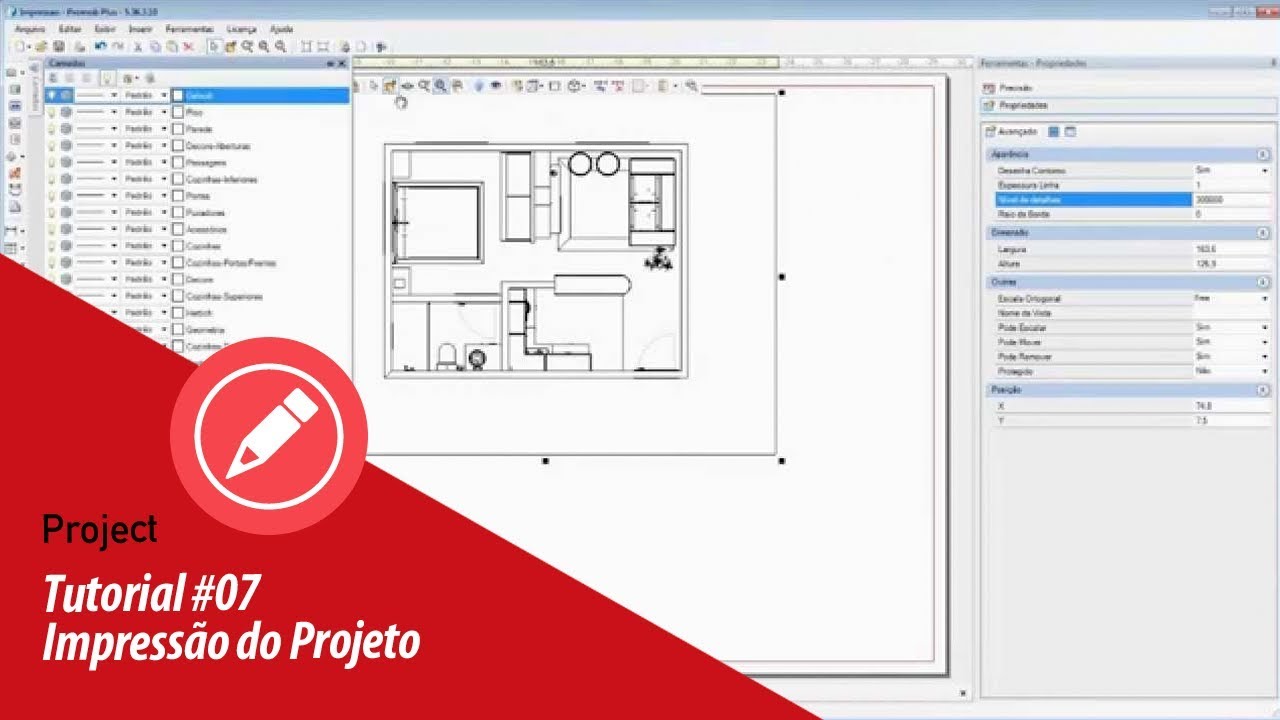 Project | Tutorial #07 - Impressão do Projeto