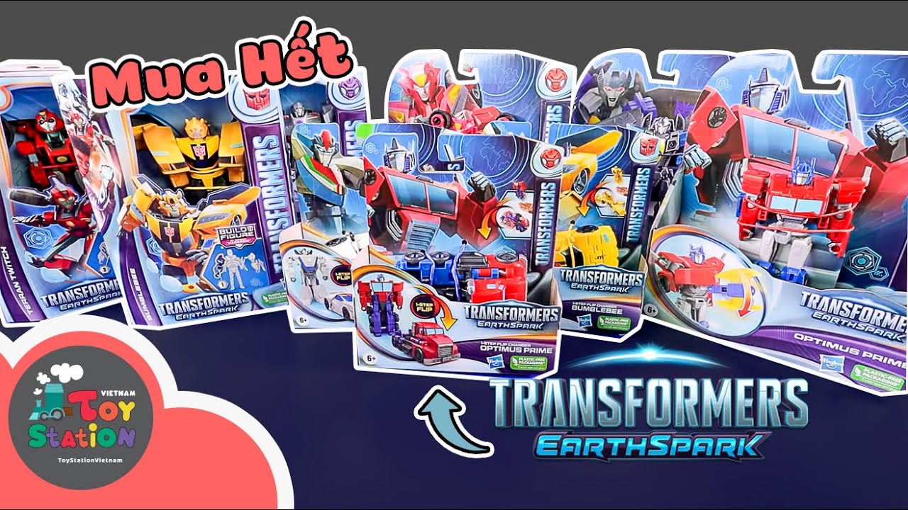 Cơn sốt review hết các loại packs Transformers EarthSpark từ Hasbro ToyStation 767