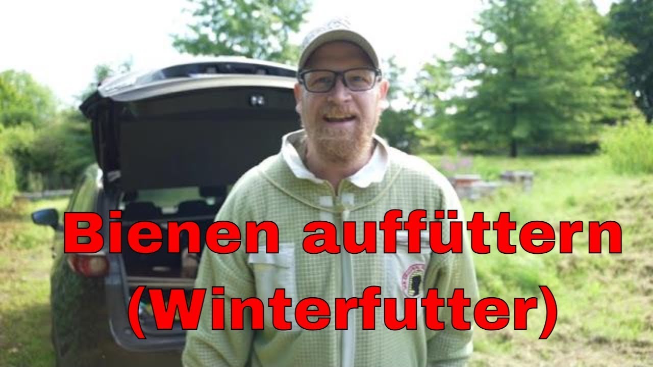 Bienen Füttern mit Flüssigfutter (Winterfutter, Räuberei, Wabenhygiene)