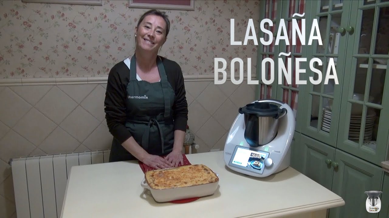 LASAÑA BOLOÑESA - RECETAS CON THERMOMIX PASO A PASO