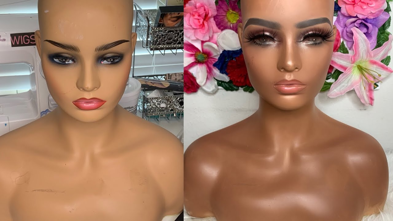 Mannequin Transformation with Makeup