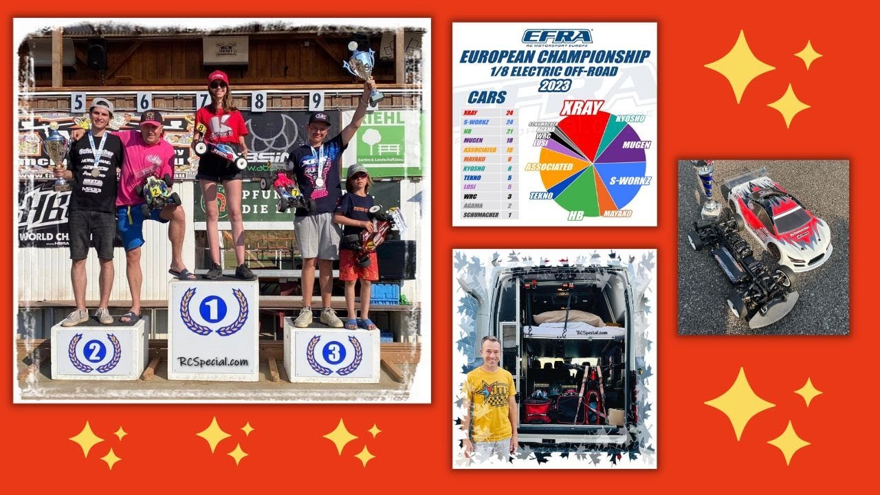 RCSpecial.com RadioControl 15/06/23 Poland E Buggy Euros Success Tebo RC Van Life Schumacher Touring