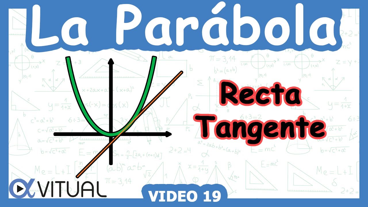 💡 Recta Tangente a la Parábola con Vértice en el Origen | Video 19
