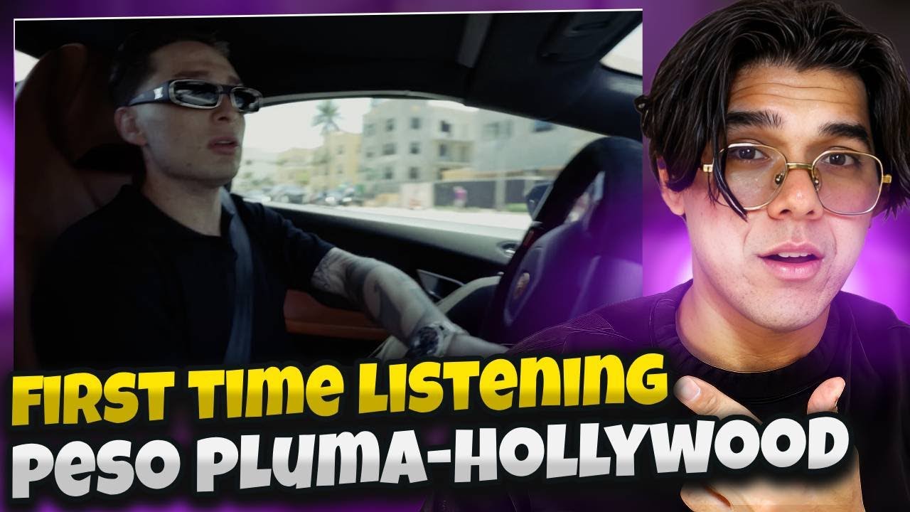 Hollywood - Peso Pluma, Estevan Plazola (Video Oficial) | First Time Reaction