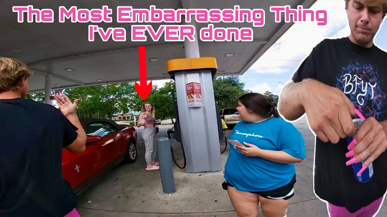 Wearing Hot PINK Nails And Leggings In Public | Public Embarrassment PRANK
